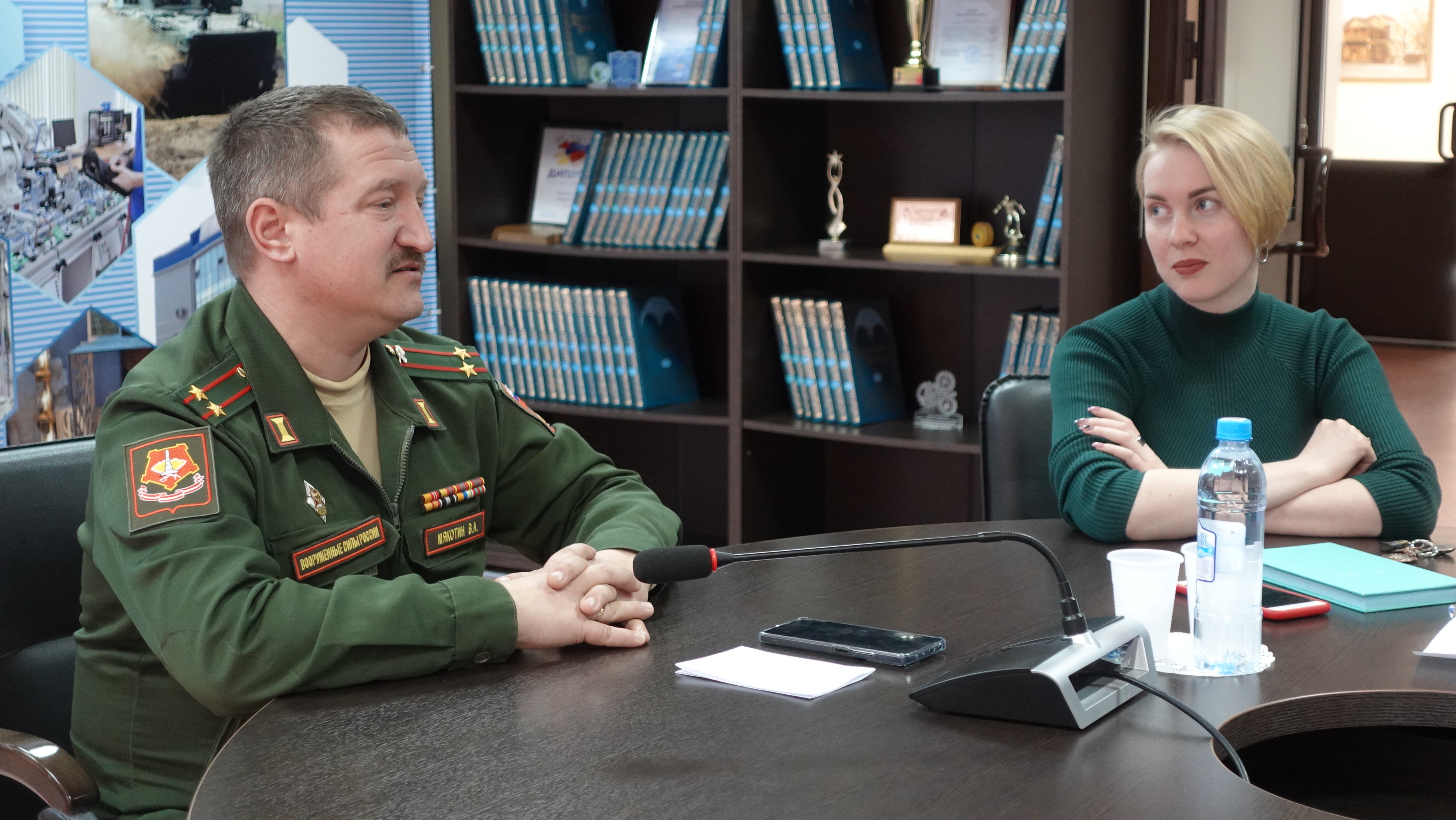 Участник СВО, подполковник Владимир Мякотин встретился со студентами КГУ