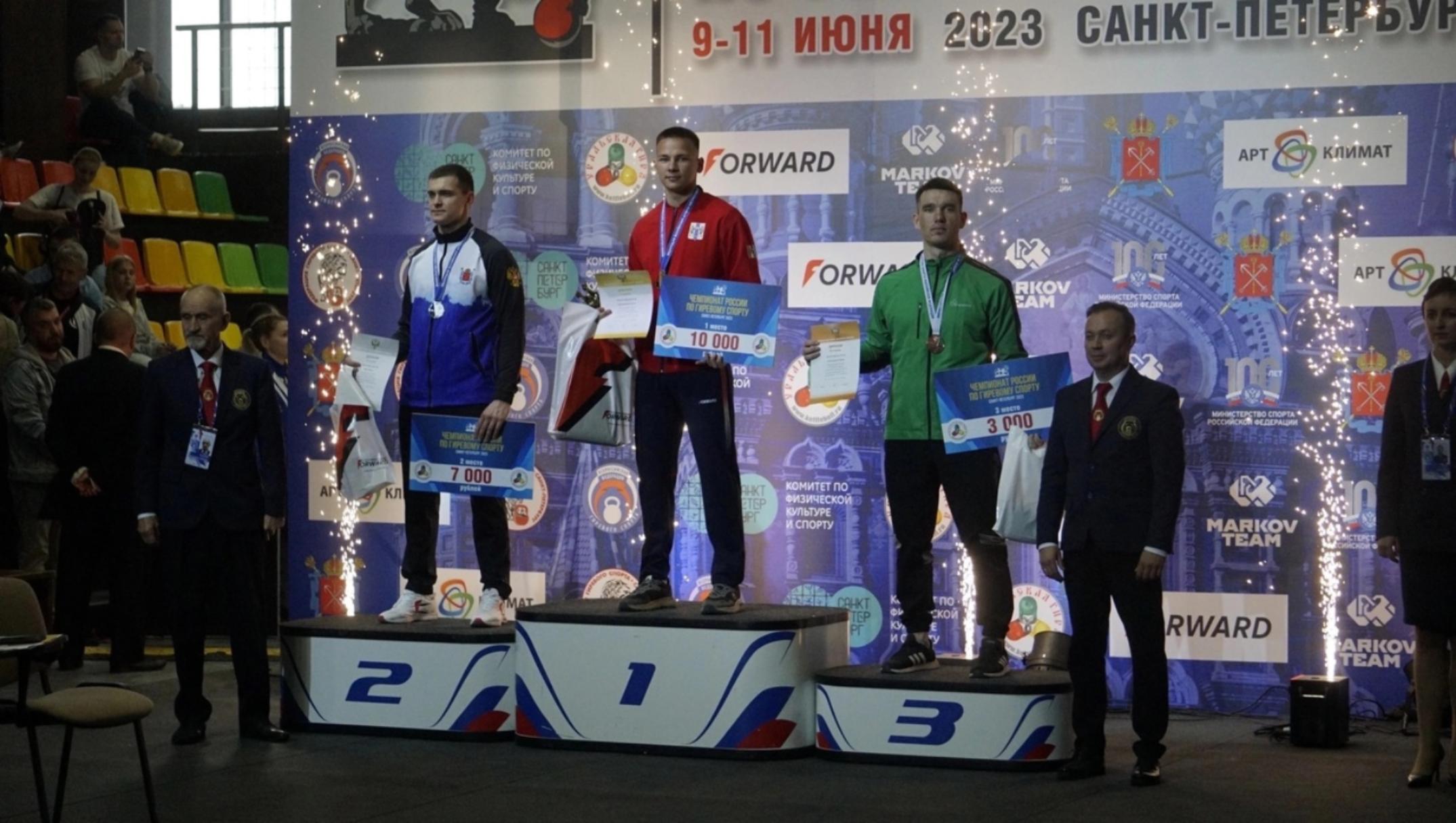 Аспирант КГУ завоевал медаль на чемпионате России по гиревому спорту
